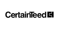 CertainTeed logo in black on a white background