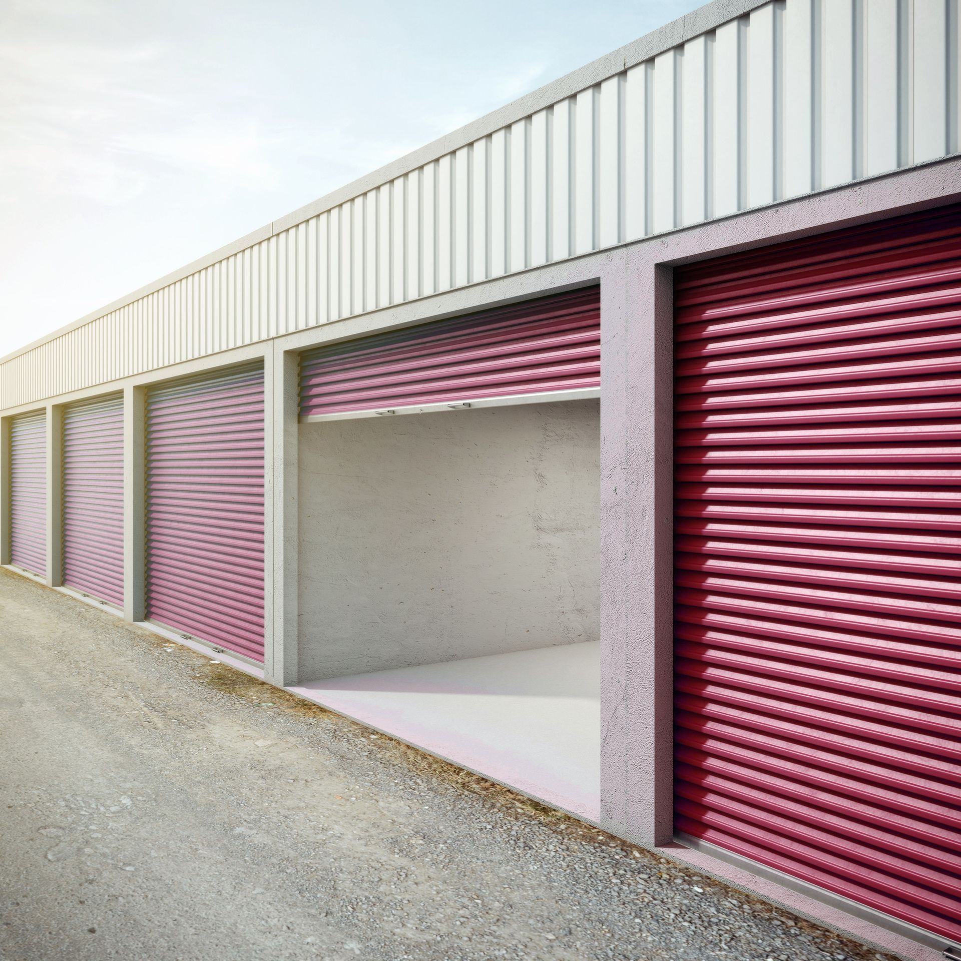 Open storage unit