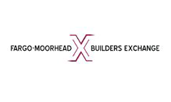 The logo for the fargo moorhead builders exchange is on a white background.