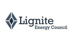 The logo for the lignite energy council has a diamond on it.