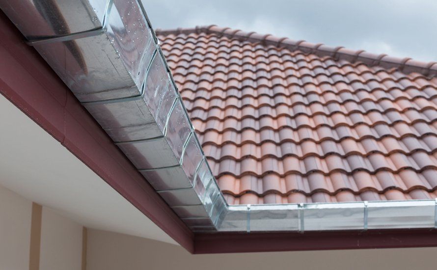 Installed gutter