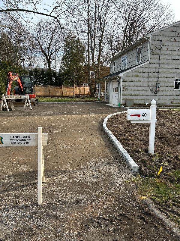 Gravel Driveway in progress