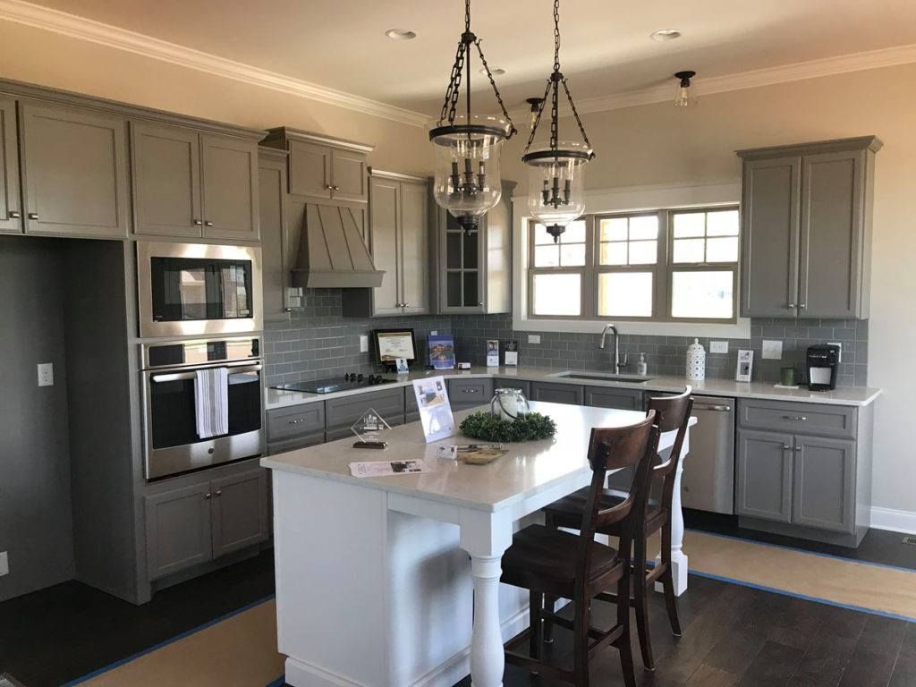 Kitchen with custom cabinets