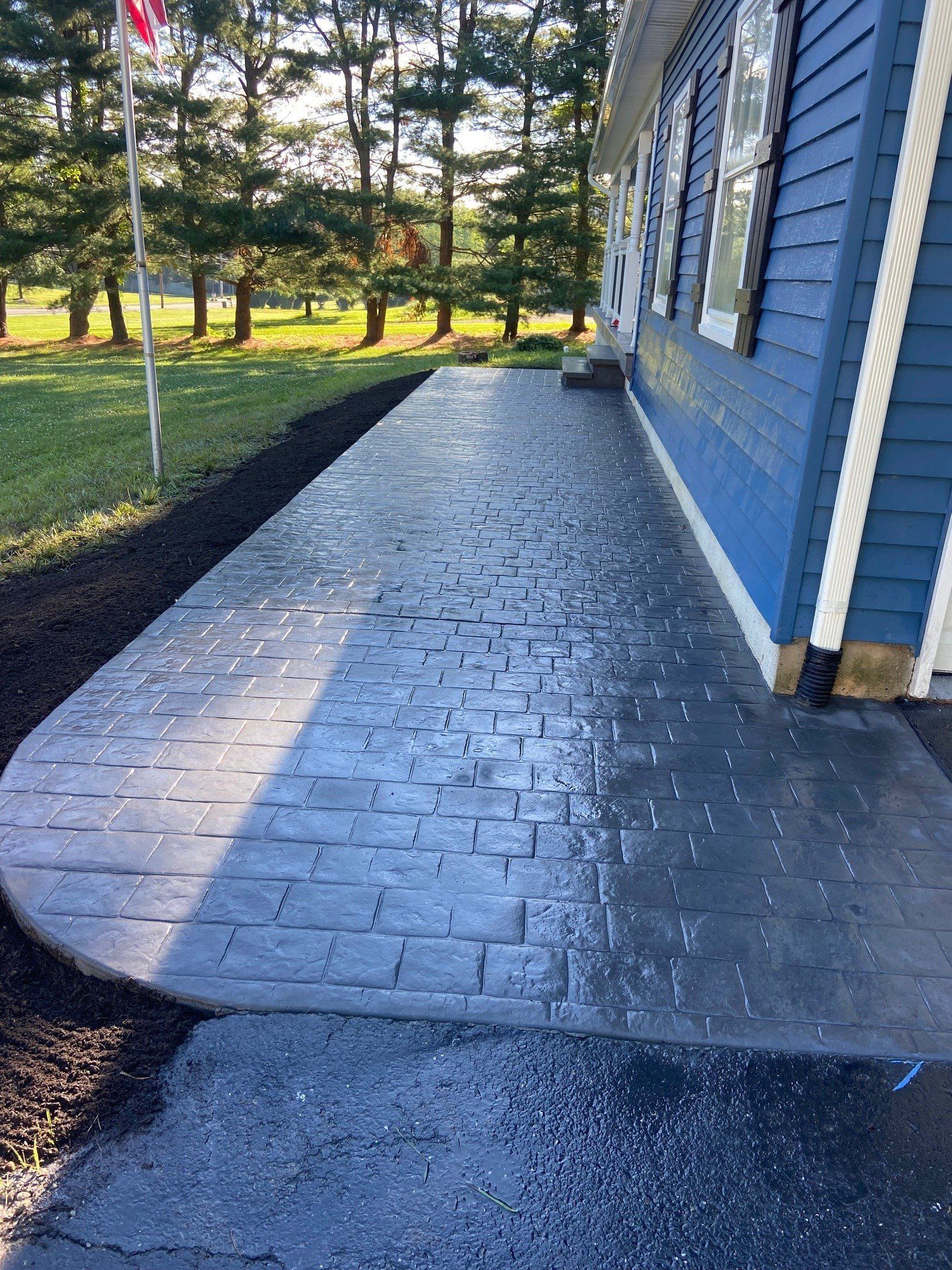 Stamped concrete