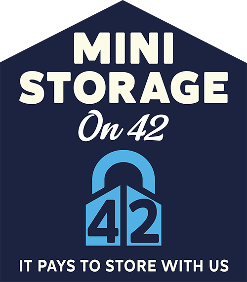Mini Storage on 42 logo