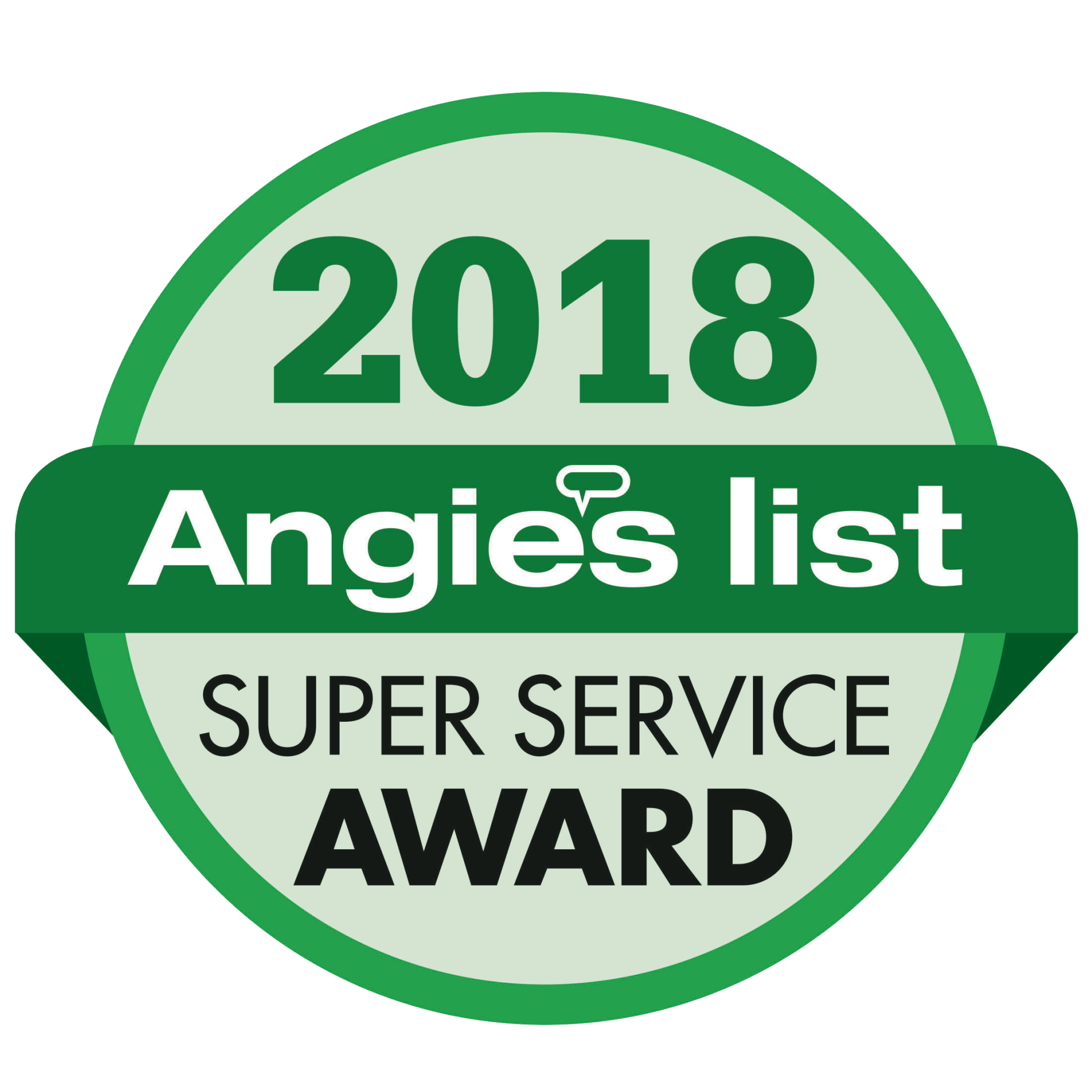 2018 Angie's List Super Service Award