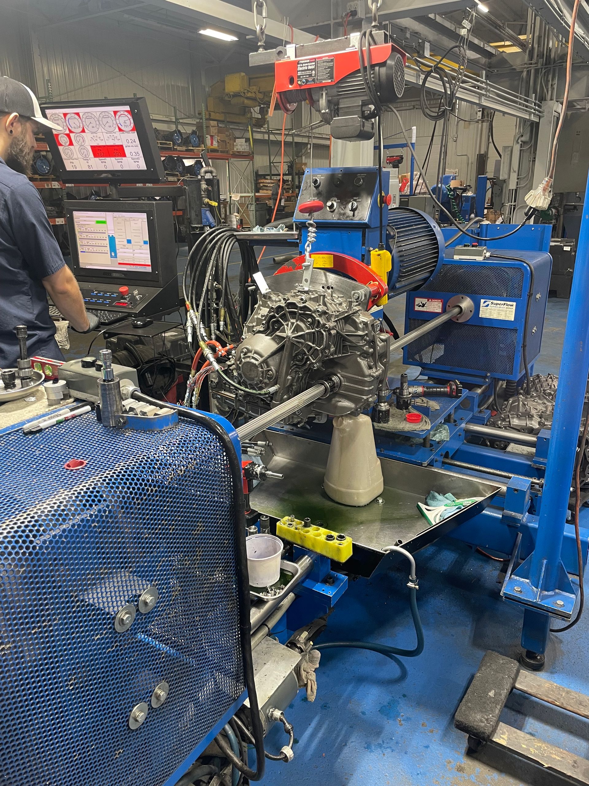 CVT transmission dyno test