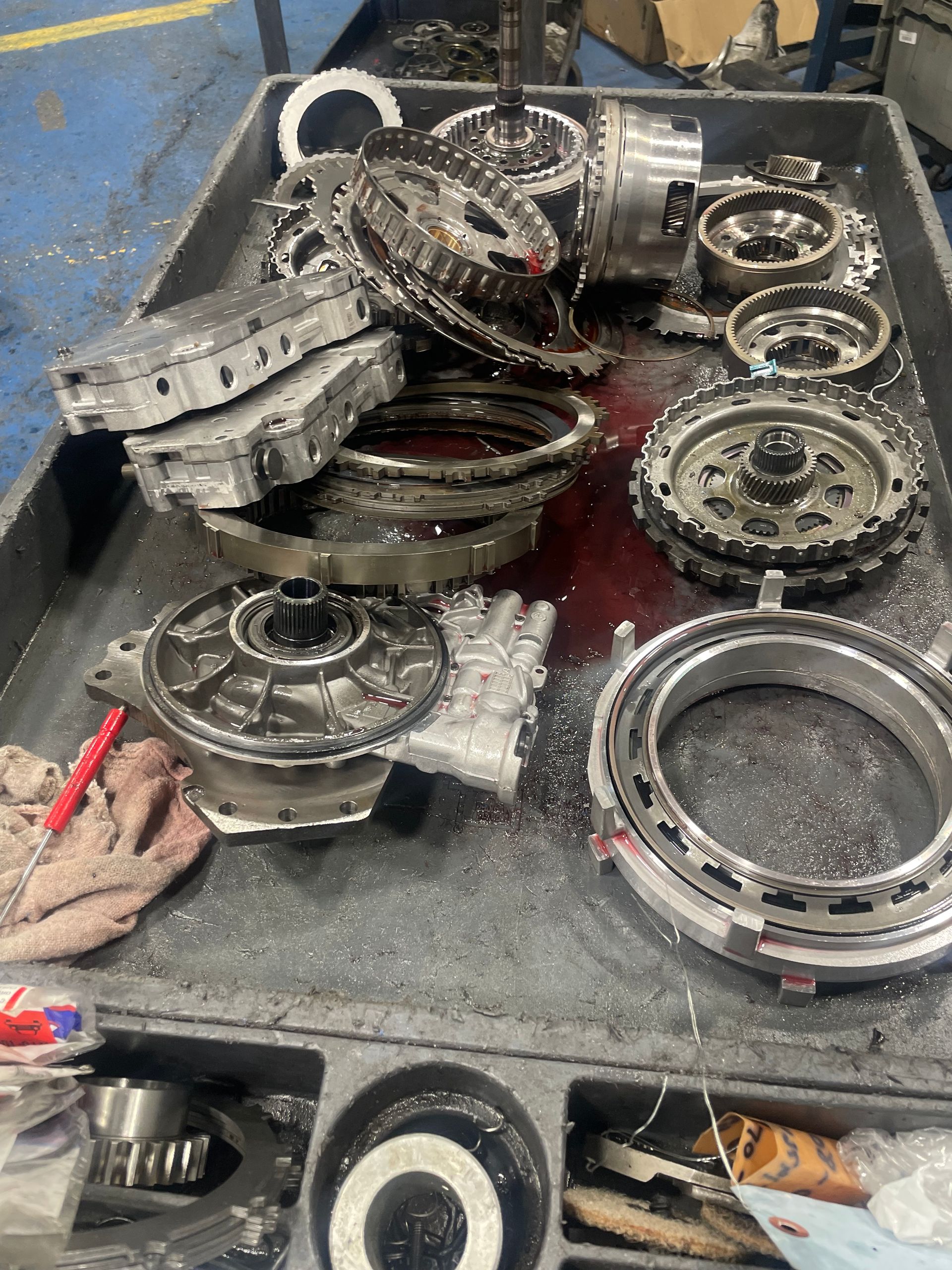 Transmission disassembly