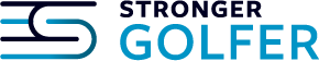 A logo for a company called Stronger Golfer.