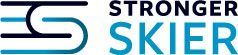 A logo for a company called Stronger Skier