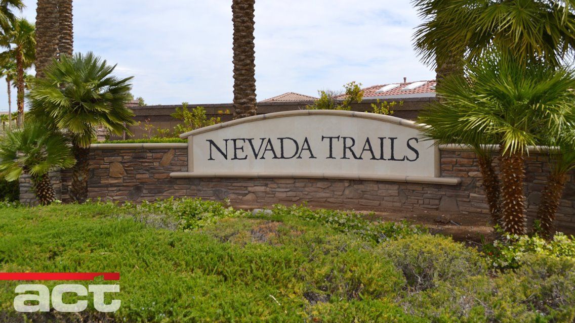 Sign for Nevada Trails