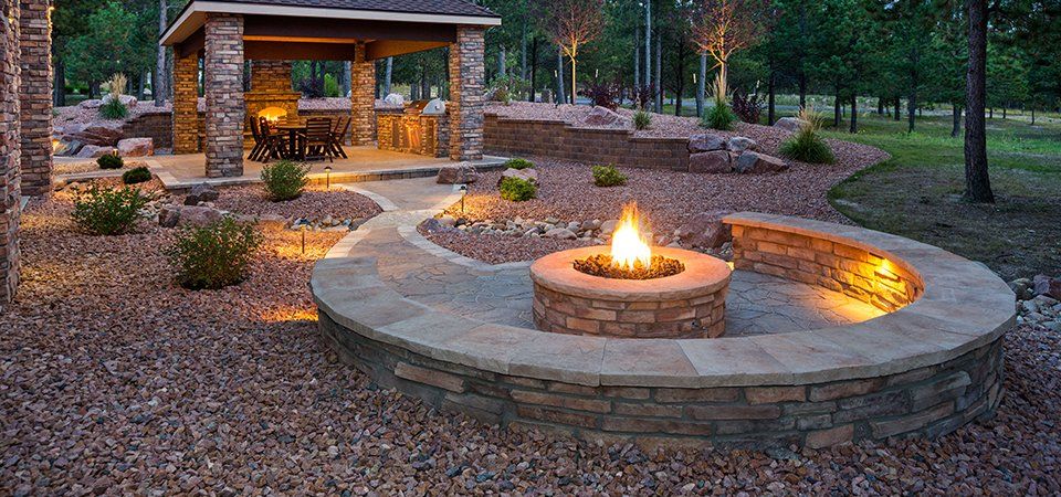 Patio and firepit