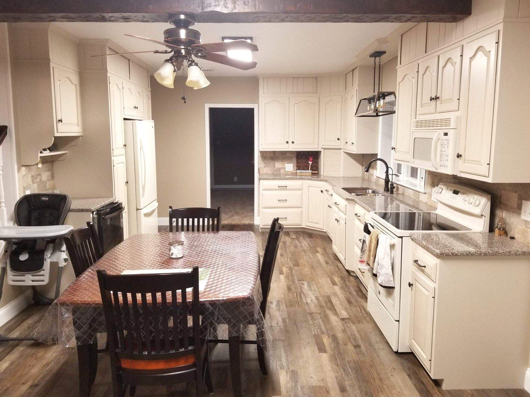 Interior painting work