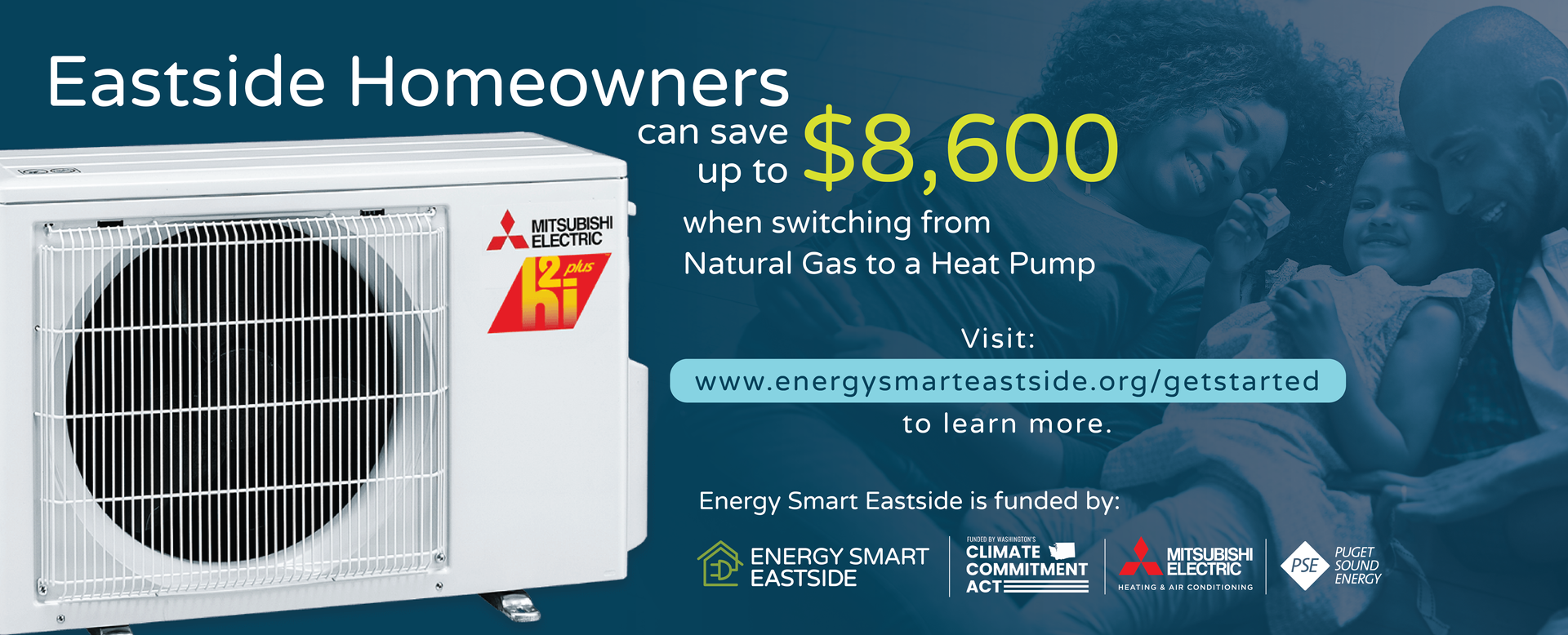 An ad for eastside homeowners can save up to $ 8,600