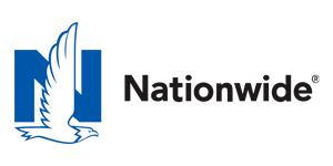 Nationwide insurance logo with a blue 