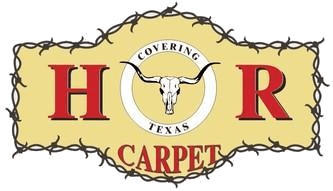 h r carpet logo