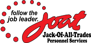 A logo for jack-of-all-trades personnel services