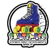 The logo for coco skatewaco premier family entertainment in waco , tx.