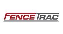 FenceTrac logo: red and gray text, horizontal bar with company name.