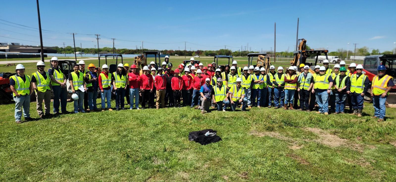 Shelton Plumbing and TSTC students on Equipment and Safety Day