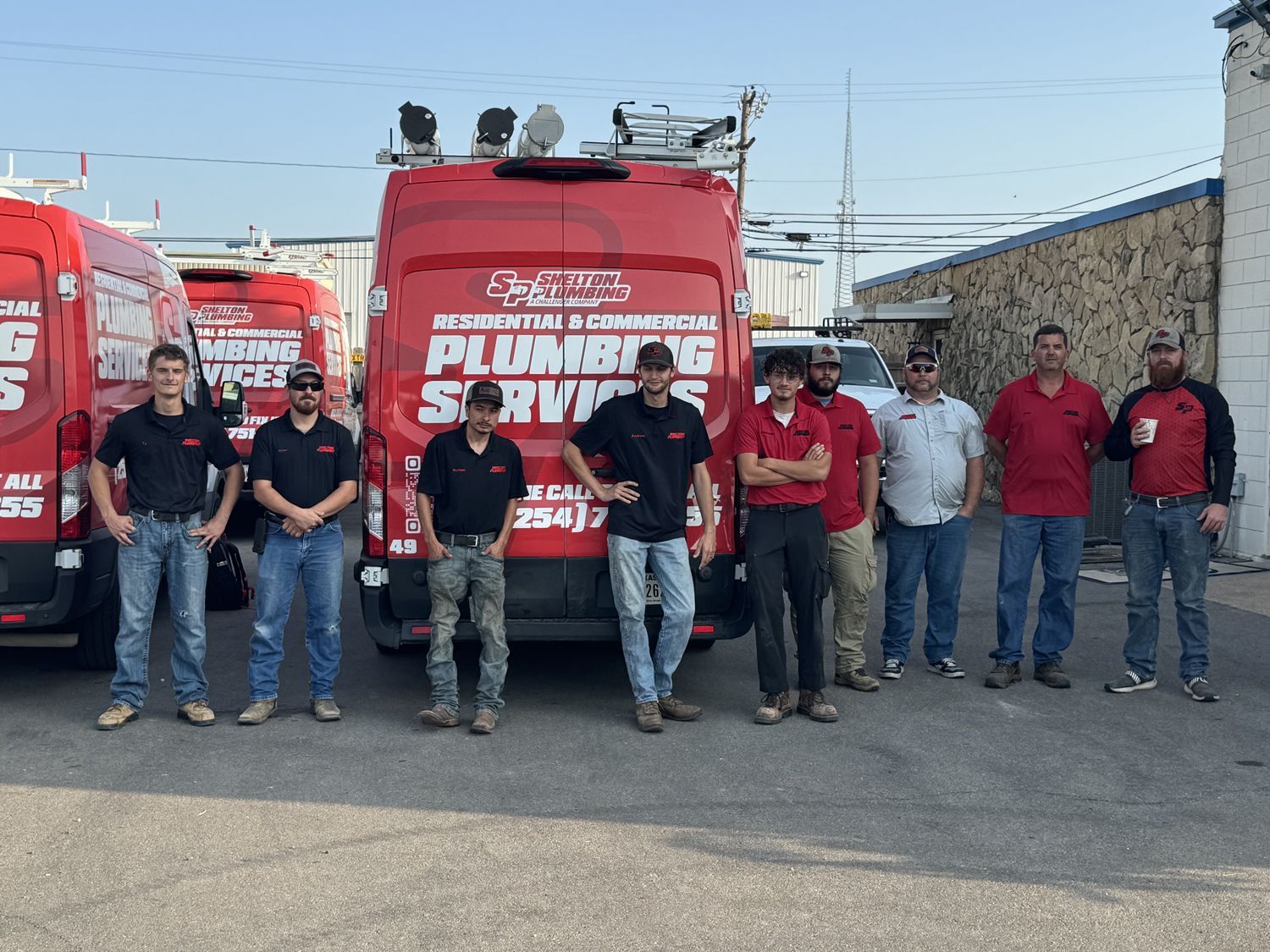 Shelton Plumbing President mentoring TSTC students about their professional future and to take pride in ALL they do as well as the services they provide customers