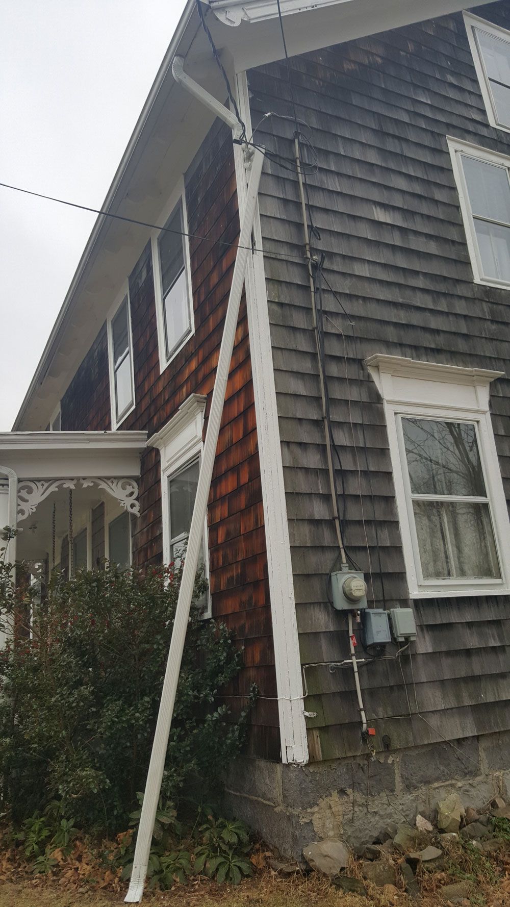 Reattach Downspout