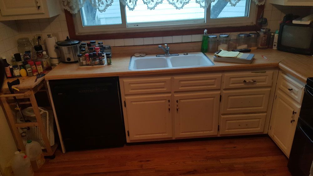 Replaced Countertop and Backsplash