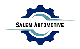 Salem Automotive logo: navy blue gear shape, teal arc, text "Salem Automotive".