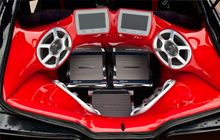 Red speaker products.