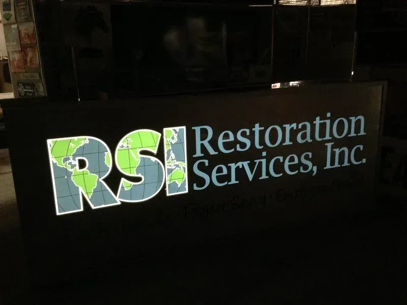 Illuminated sign for 