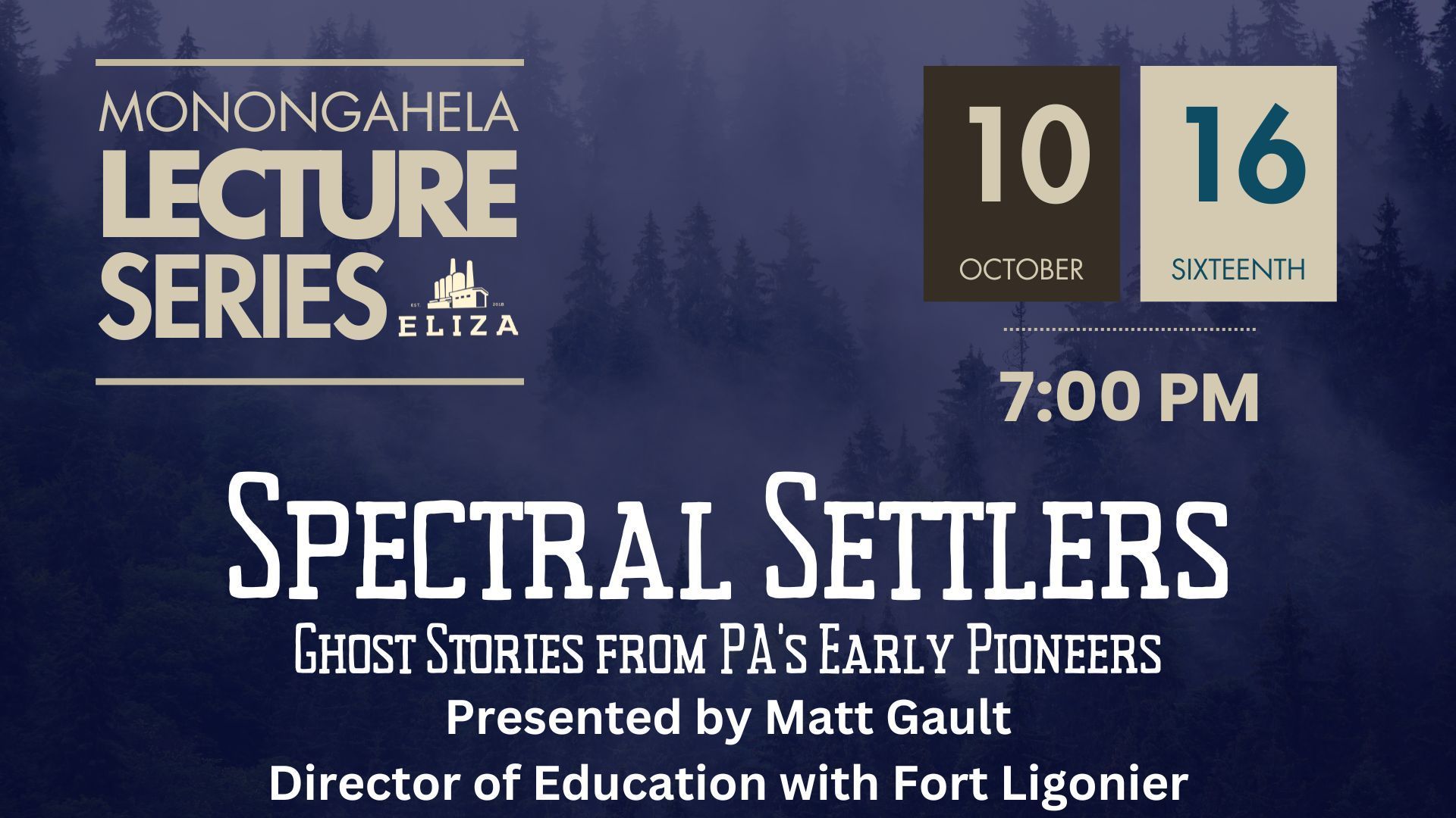 Poster for a lecture series: 