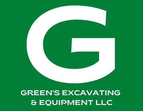 Green's Excavating & Equipment logo