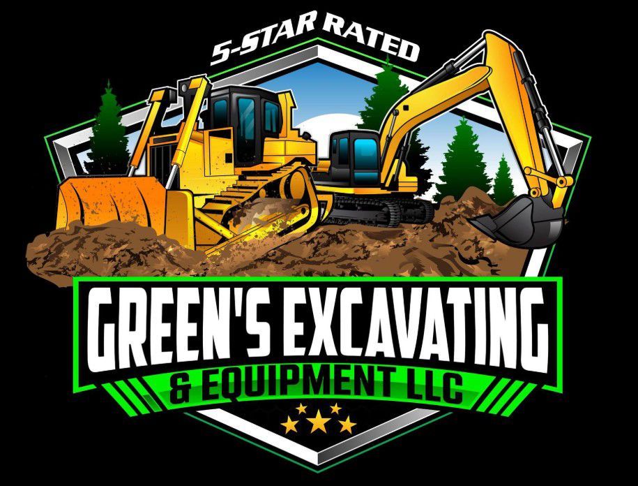 Green's Excavating & Equipment logo