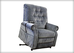 Lift chair in gray color