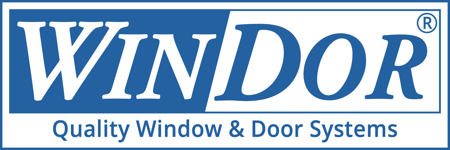 WINDOR logo with blue text and the tagline “Quality Window & Door Systems”