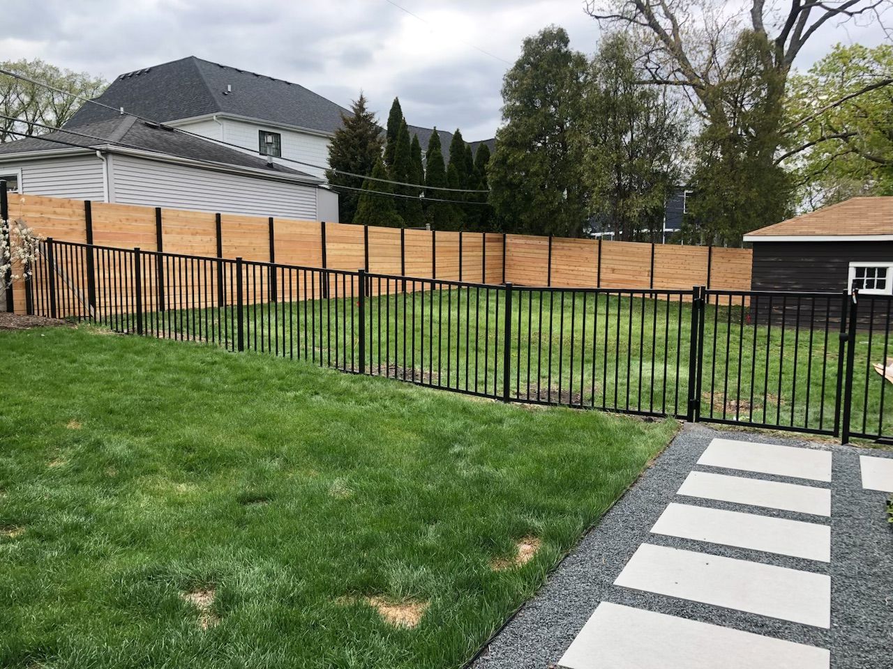 Aluminum fence