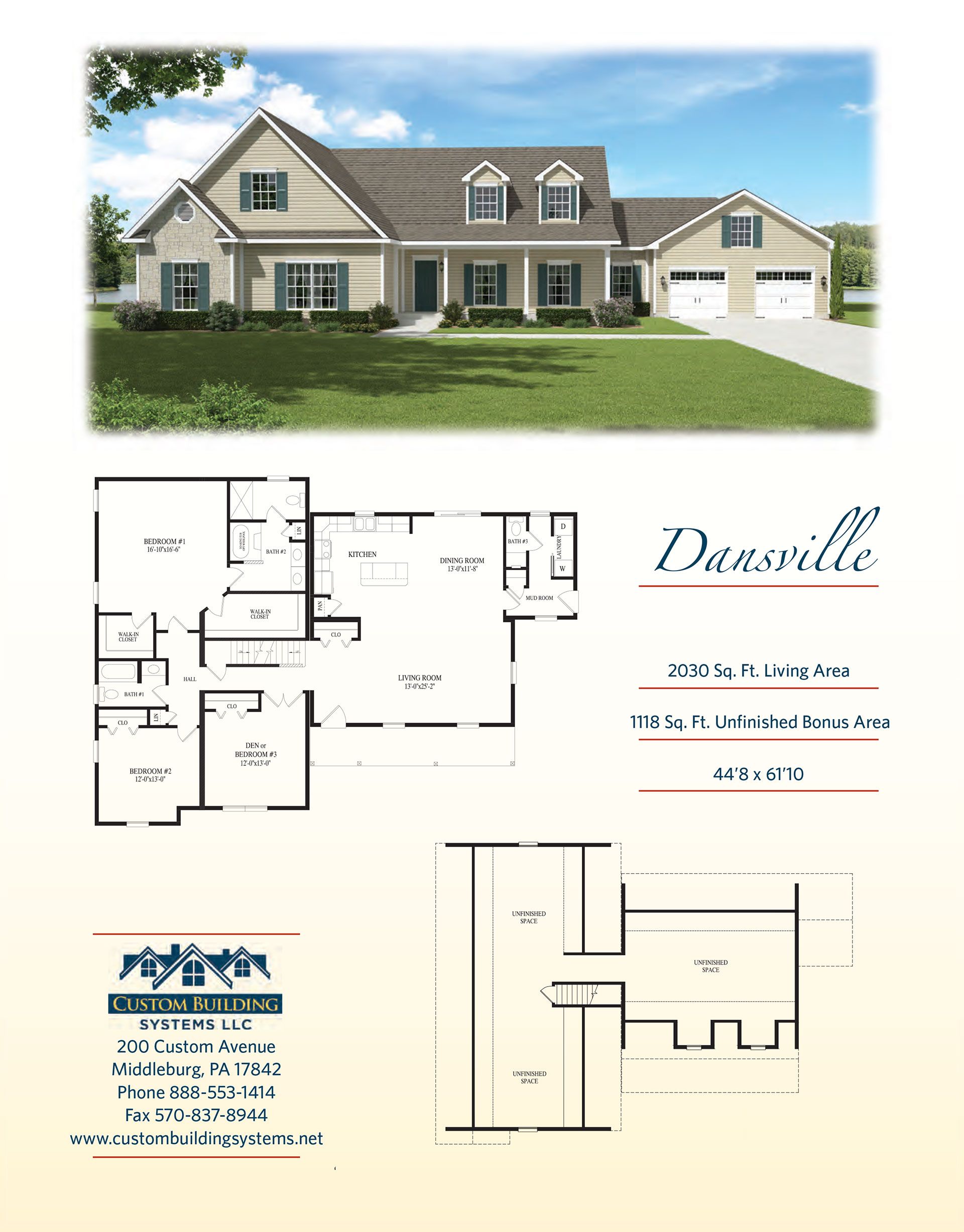 Dansville Floor Plan