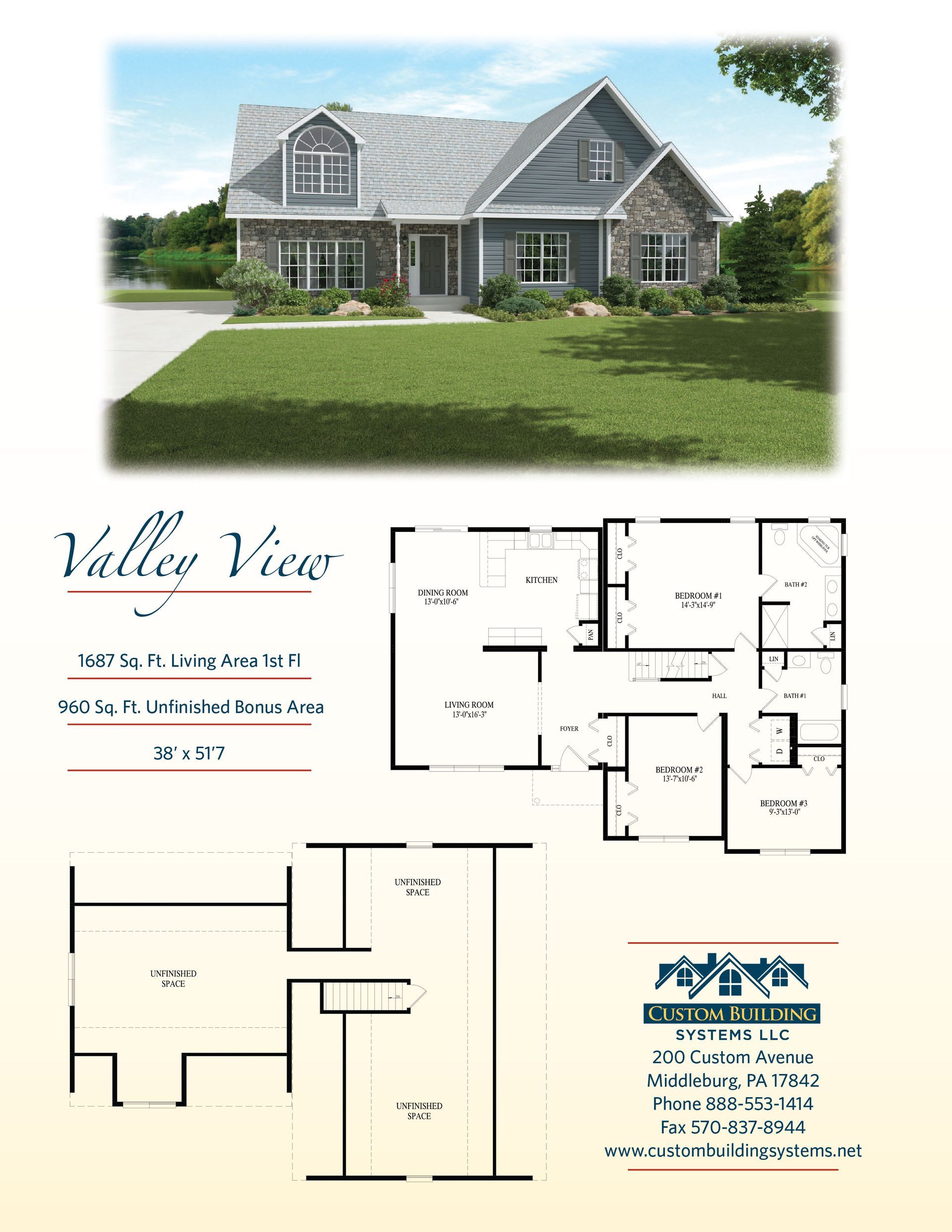 Valley View Floor Plan