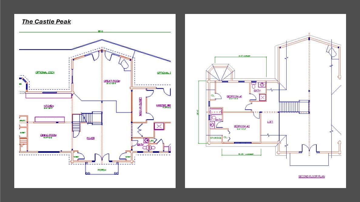 The Castle Peak Floor Plan