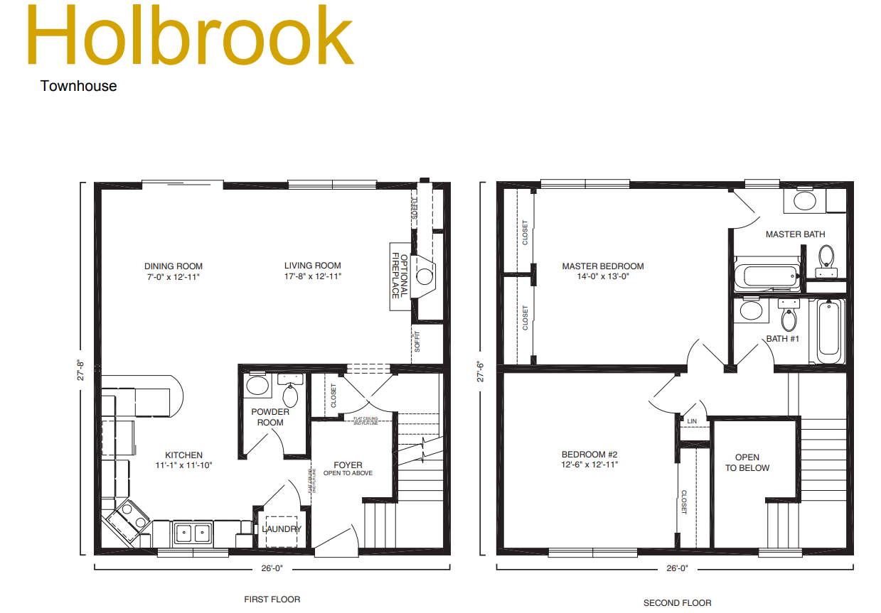 Holbrook Floor Plan