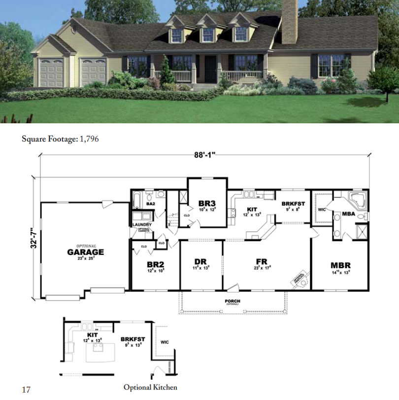 Onieda Floor Plan