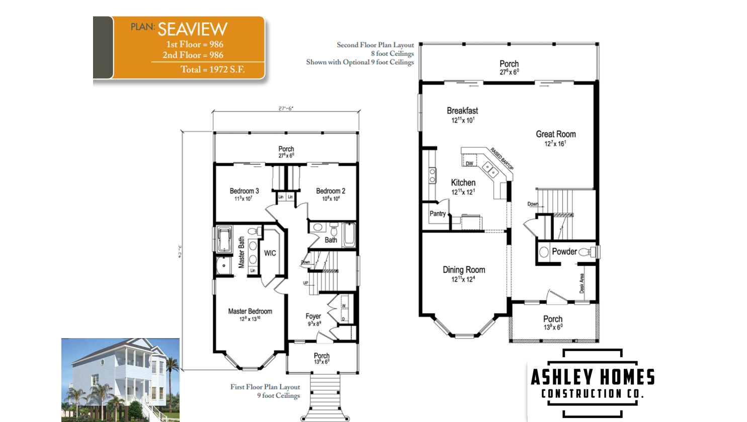 Seaview Floor Plan
