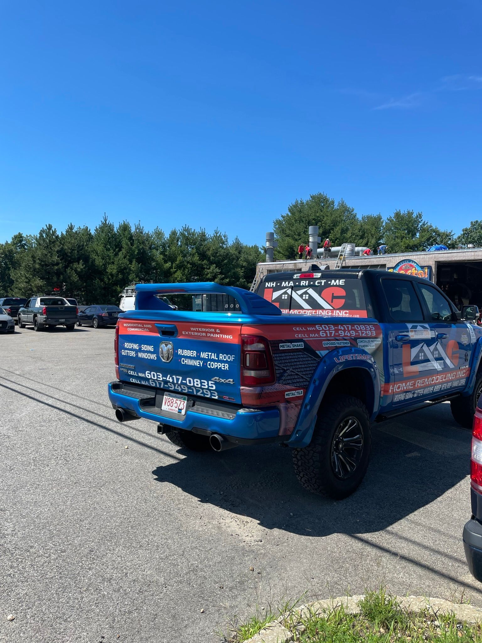 LMC Home Remodeling service truck