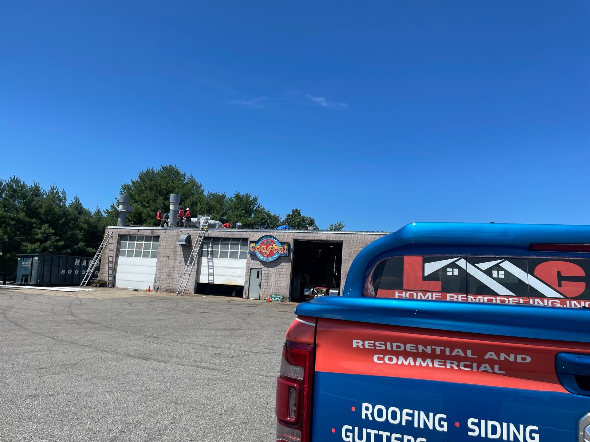 LMC Home Remodeling service truck