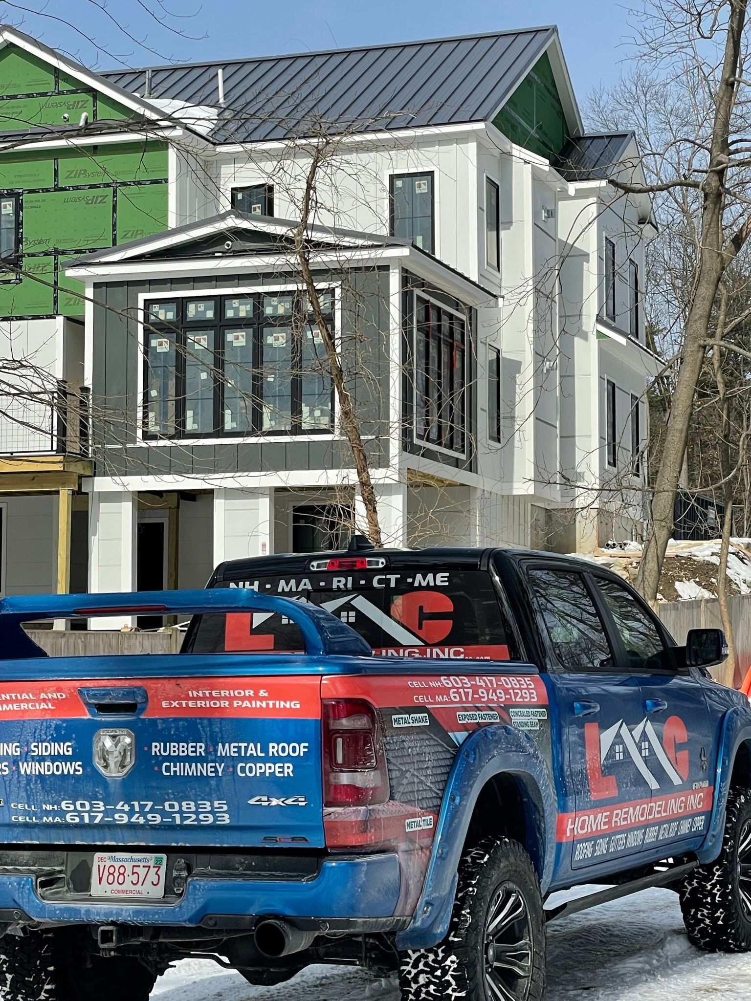 LMC Home Remodeling service truck