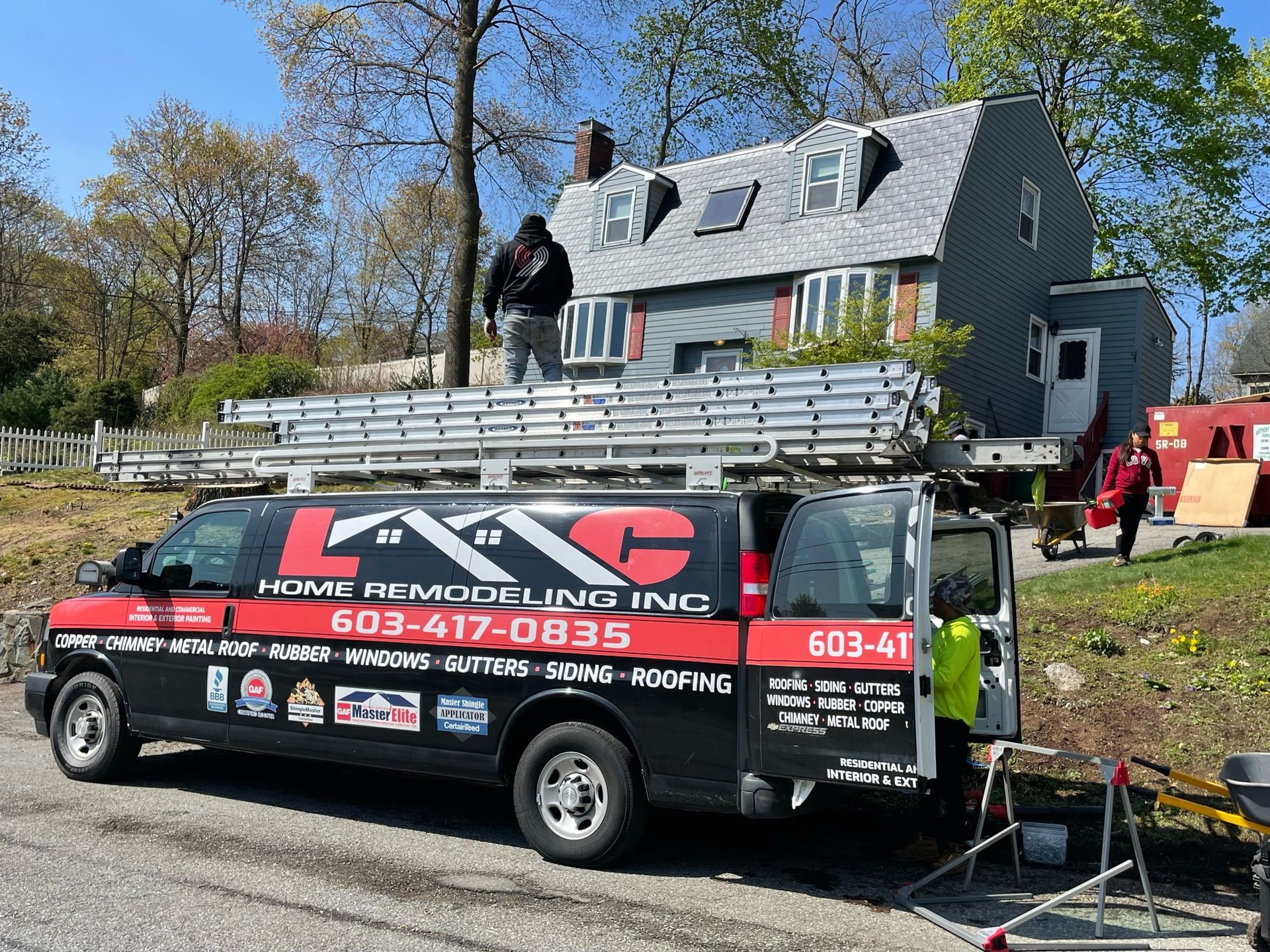 LMC Home Remodeling service truck