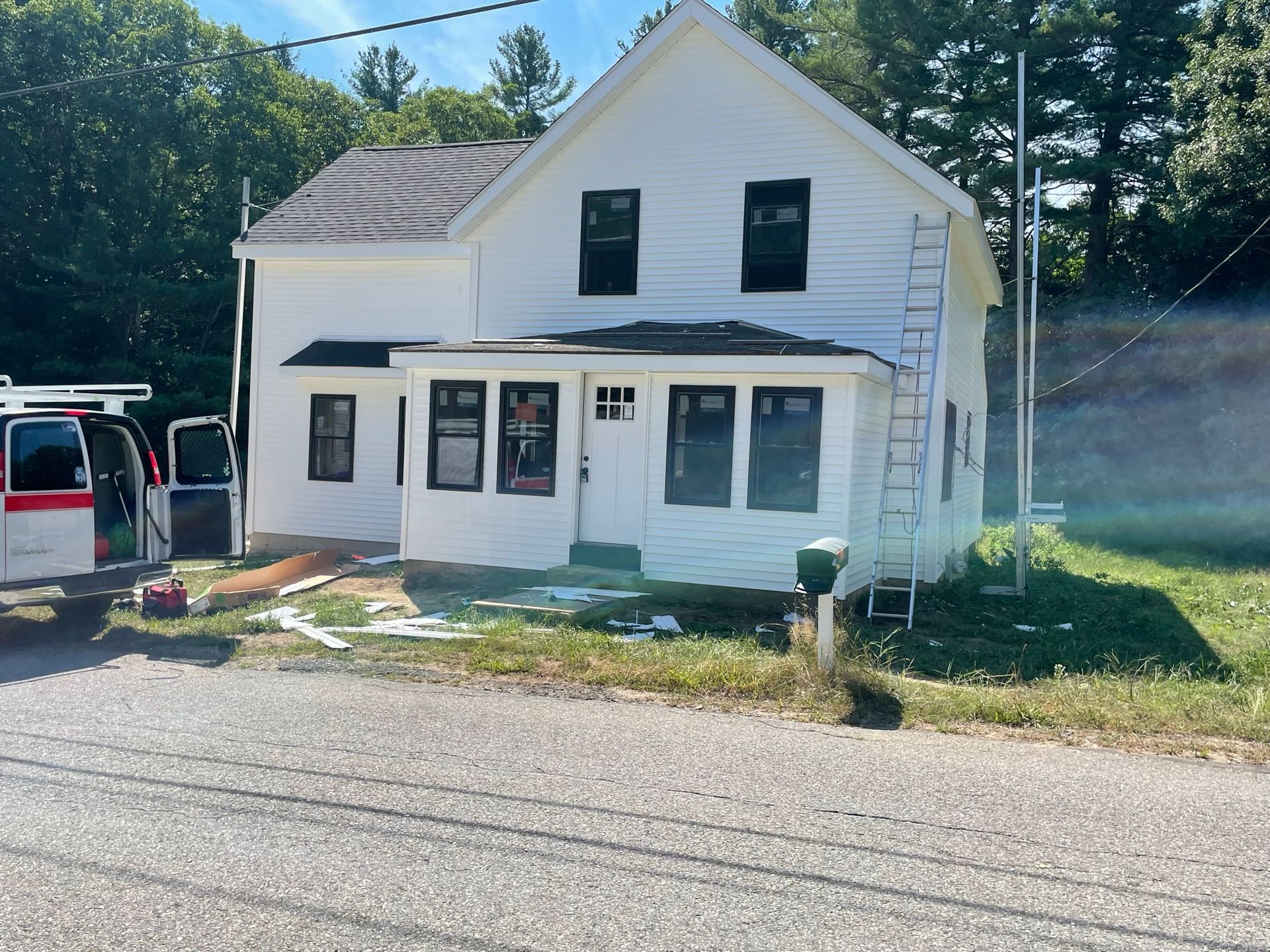 Residential roofing project