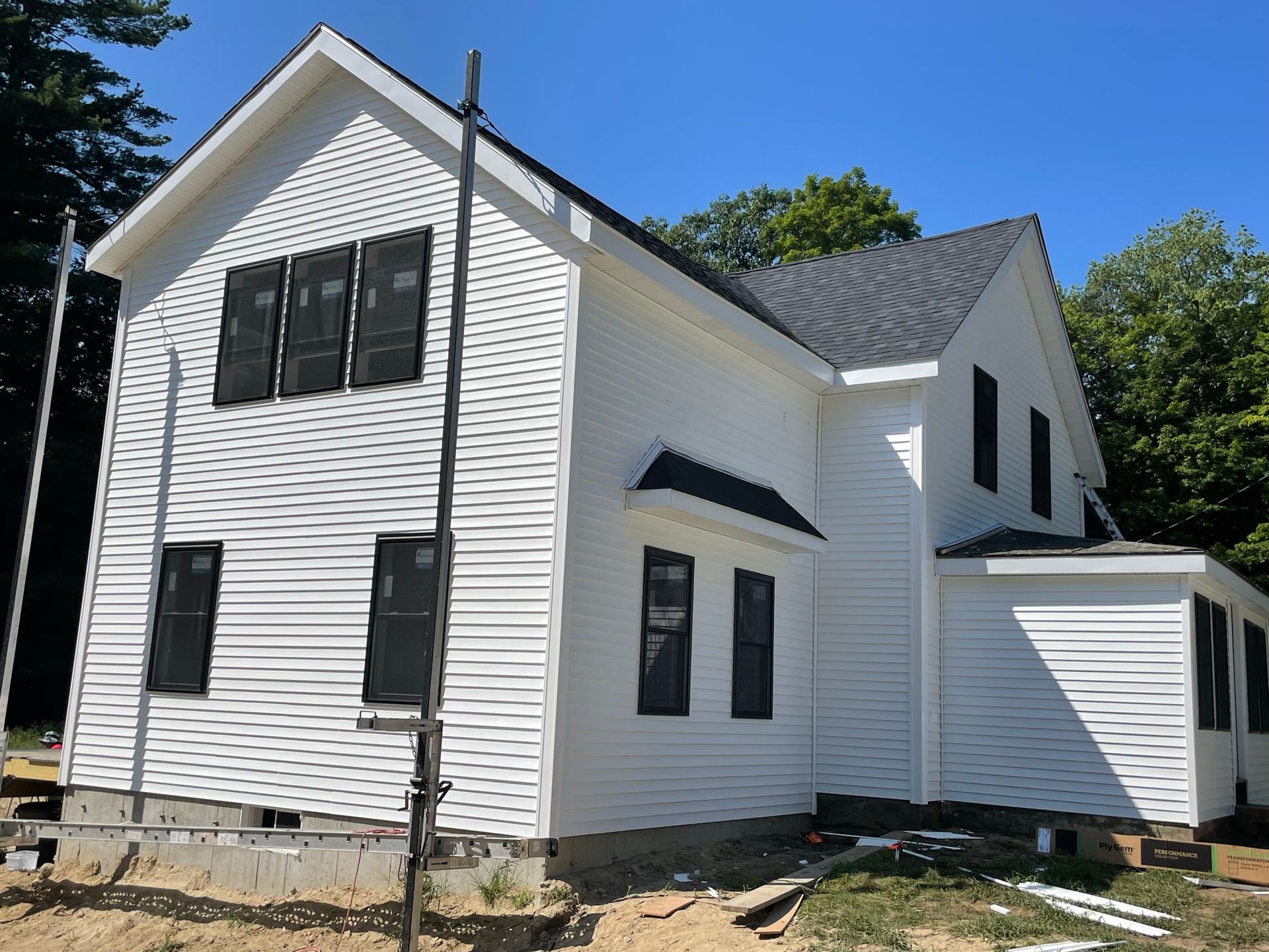 Residential roofing project