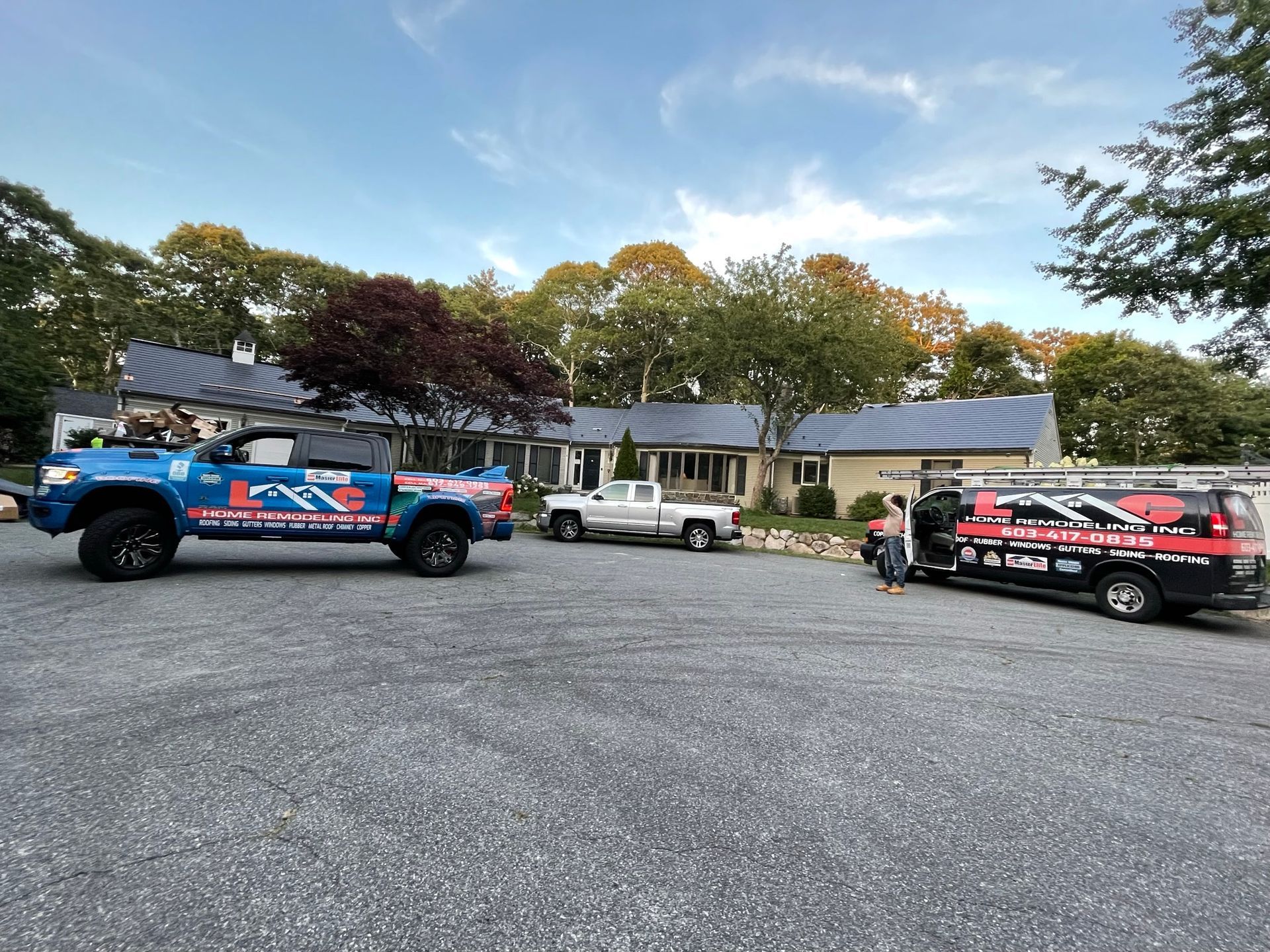 LMC Home Remodeling service truck