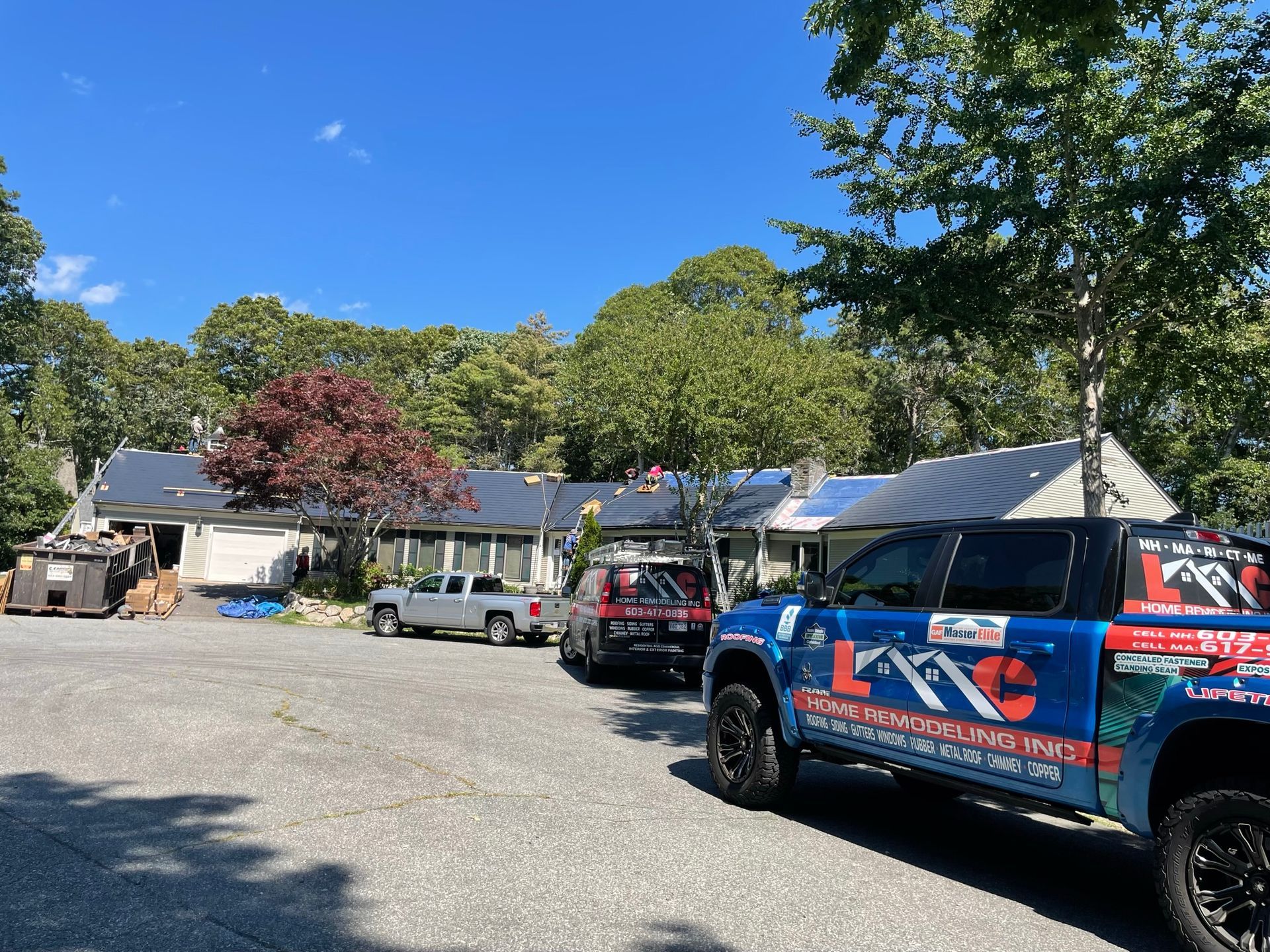 LMC Home Remodeling service truck